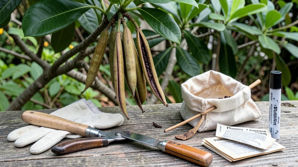 How to Harvest Plumeria Seed Pods: Twist-Free Technique for Viable Seeds