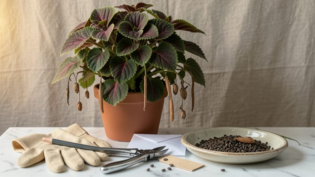 Coleus Seed Collection: Cold-Stratified Viability in 60 Days