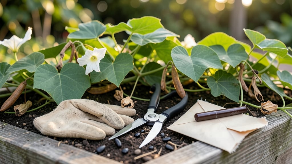 Moonflower Seed Pods: Natural Pop-Open Technique for Zero-Waste Harvesting