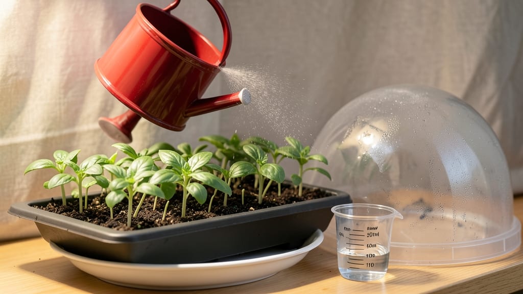 How to Water Seed Trays: Mist-and-Cover Method for Even Moisture