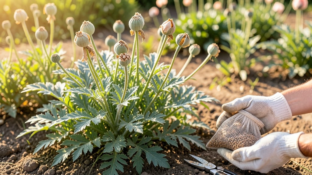 Breadseed Poppy Seeds Growing Guide: Twist-Resistant Pods for Effortless Seed Saving