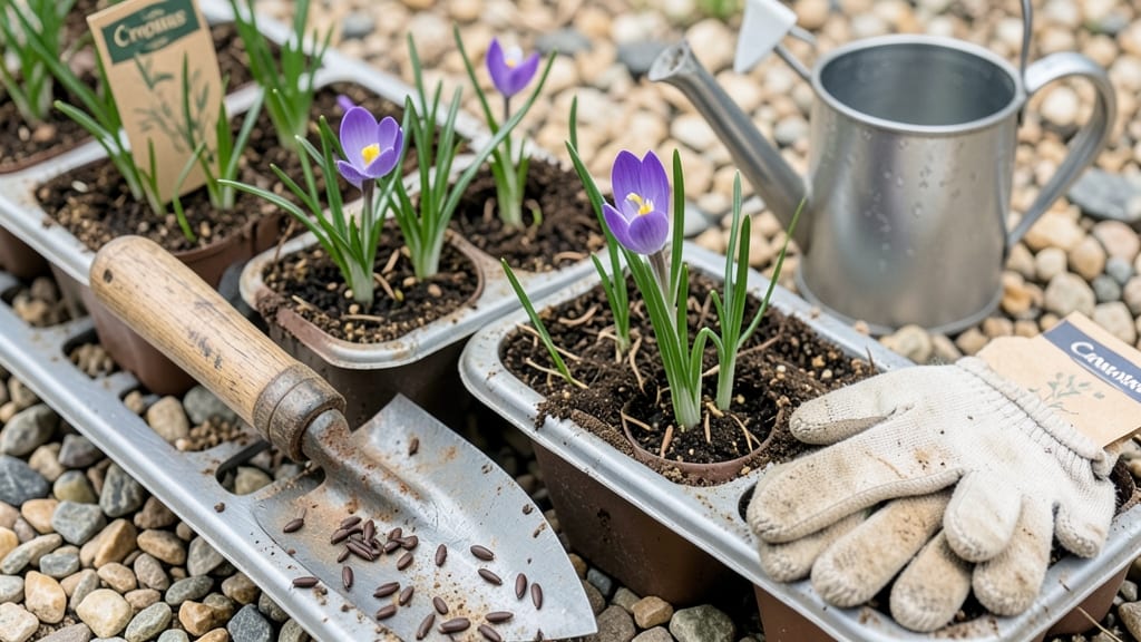 Crocus Seed Grow a Garden: Bloom-Ready in 90 Days With Cold Stratification