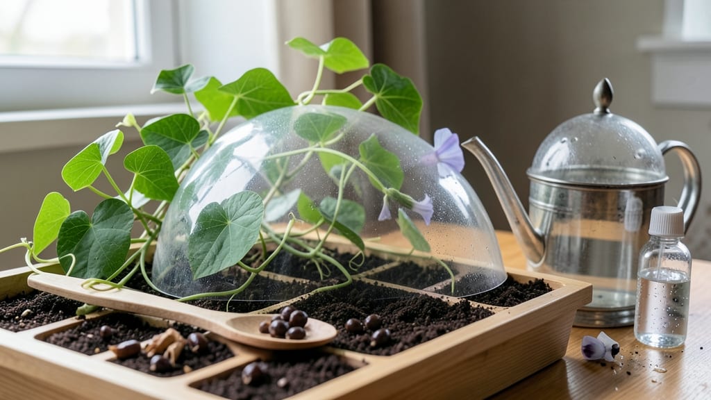 Morning Glory Seed Germination: Pods That Pop Open Naturally for Zero-Waste Seed Saving