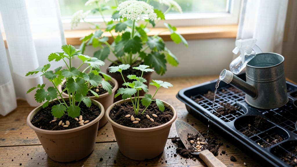 Growing Cilantro From Seed in Pots: Thriving Herbs Without Bolting Surprises