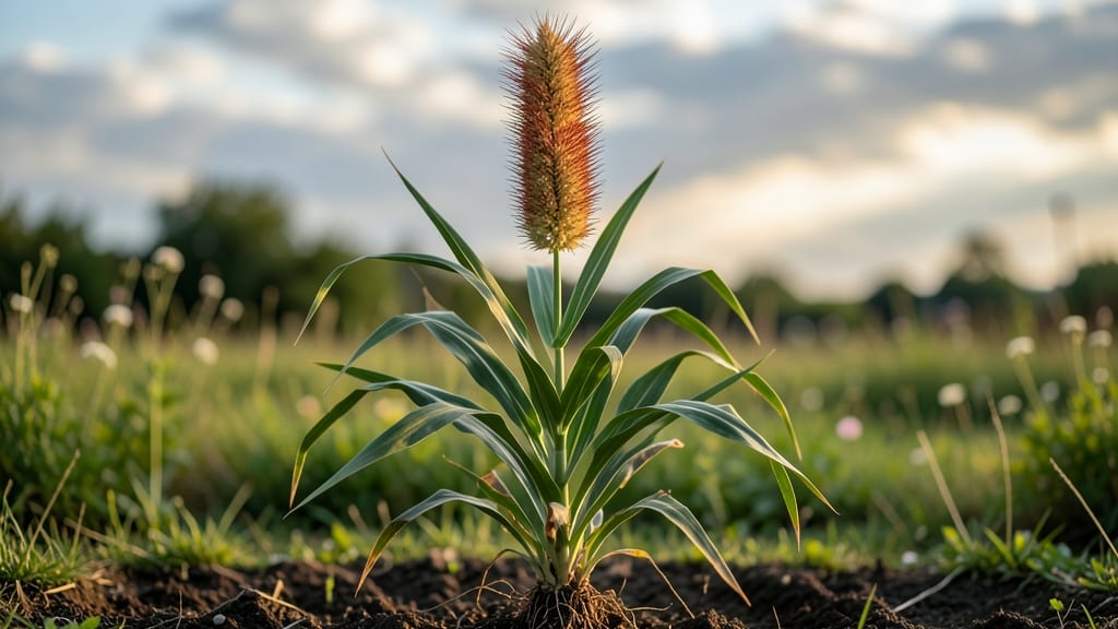 Sorghum Seed Heads: Twist-Resistant Pods That Split Open Naturally