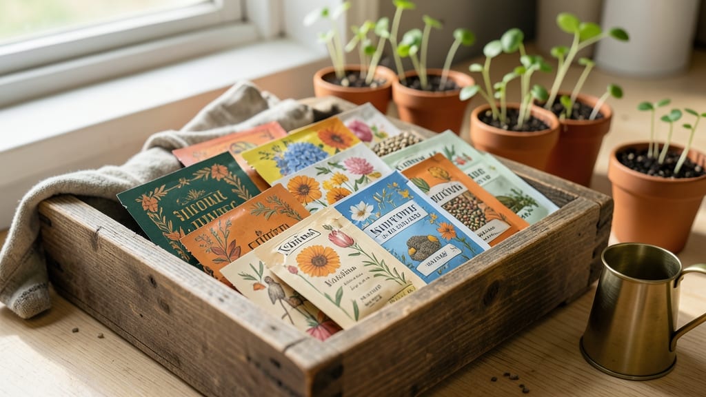 Pretty Seed Packets: Twist-Resistant Pods for Zero-Waste Saving