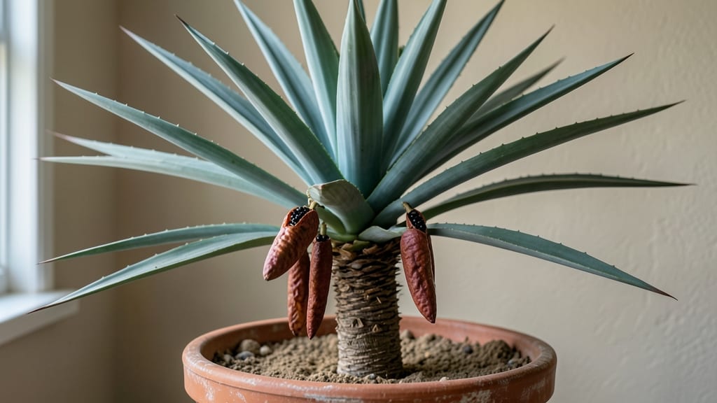 Red Yucca Plant Seed Pods: Pods That Split Open for Hands-Off Seed Collection