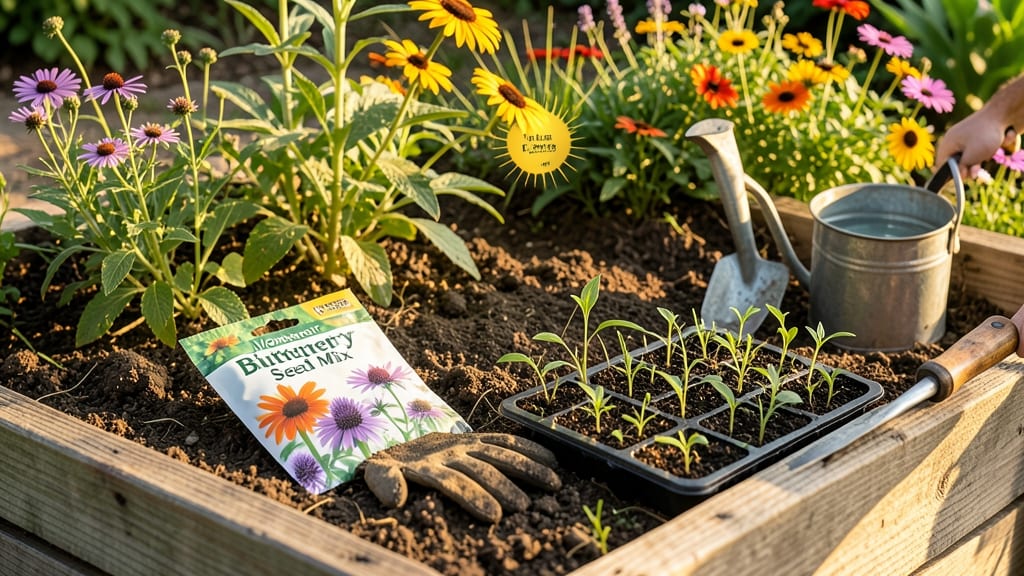 Monarch Butterfly Seed Mix: Twist-Free Pods for Effortless Seed Saving