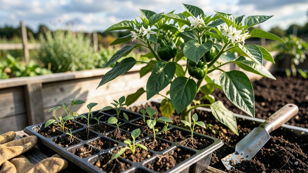 Bell Pepper Seeds in Grow a Garden: Twist-Free Pods for Zero-Waste Harvesting