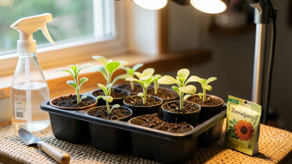 Zinnias From Seed Indoors: Cold-Stressed Blooms in 60 Days