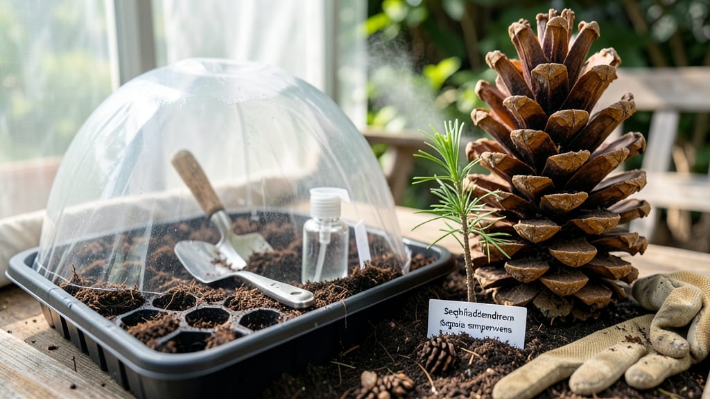 Giant Pinecone Seed Grow a Garden: Twist-Free Pods That Pop Open Naturally