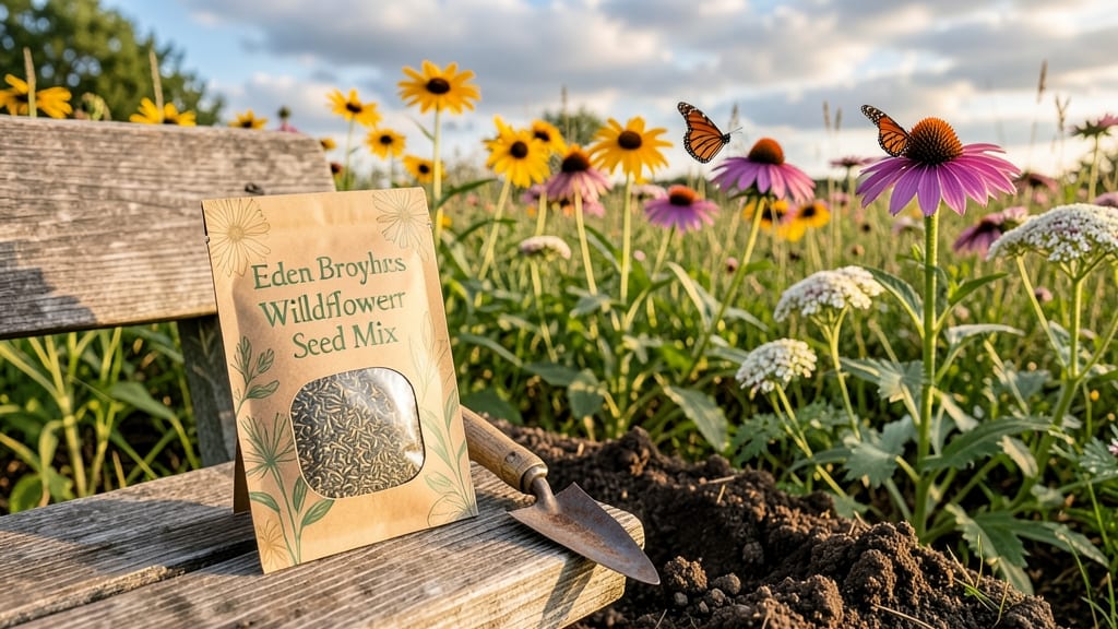 Eden Brothers Wildflower Seed Mix: Year-Round Blooms With Minimal Effort