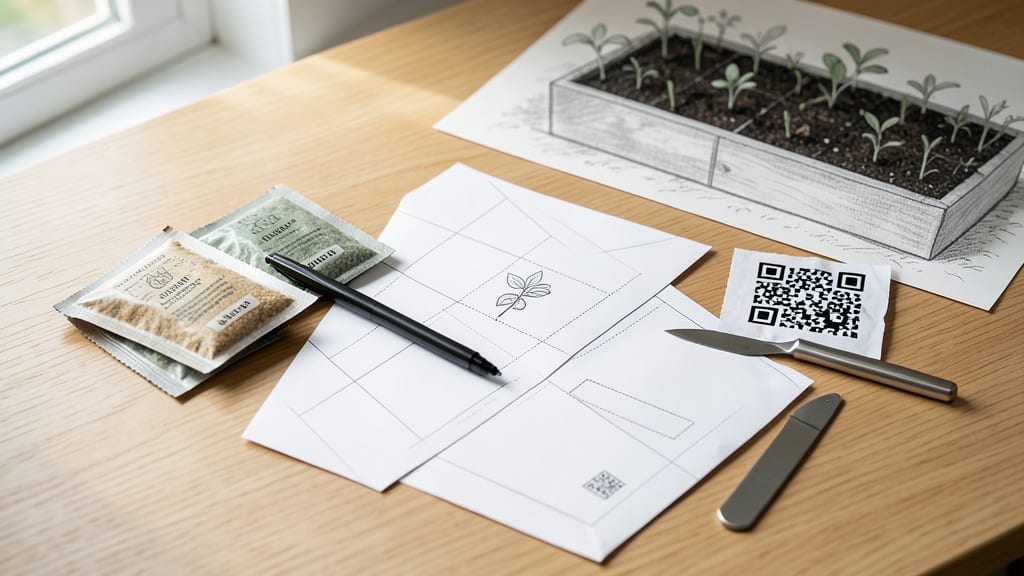 Seed Envelope Template: Twist-Resistant Design for Zero-Waste Seed Saving