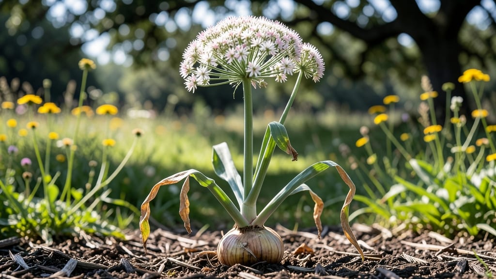 Garlic Seed Heads: Cold-Stratifed Blooms in 90 Days for Reliable Germination