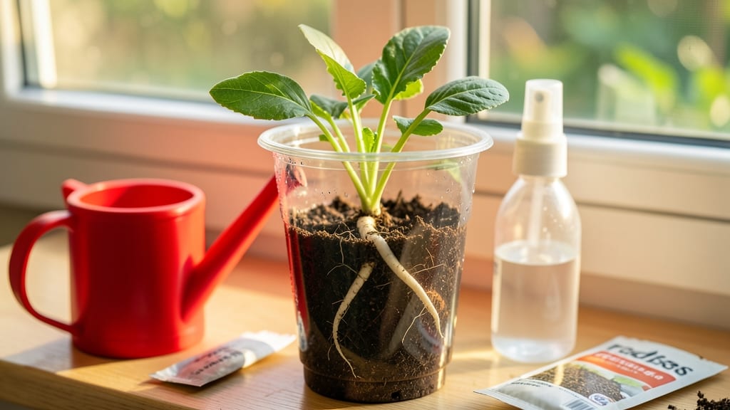 Growing A Seed In A Cup: Zero-Waste Sprouting for Fast Green Growth