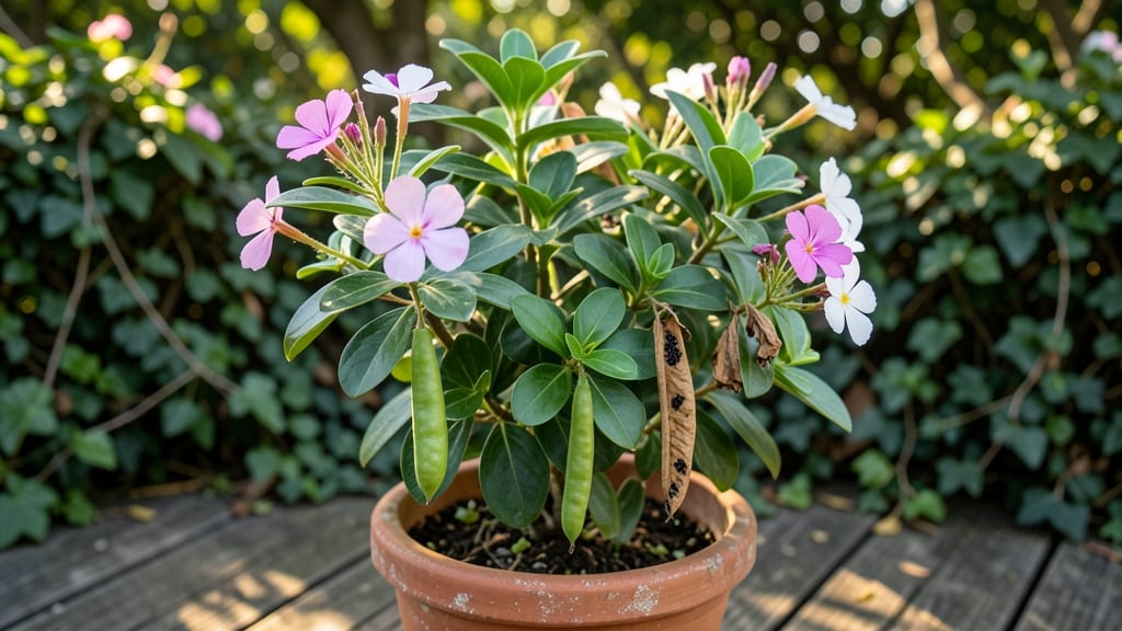 Vinca Seed Pods: Cold-Stressed Splitting for Effortless Seed Extraction