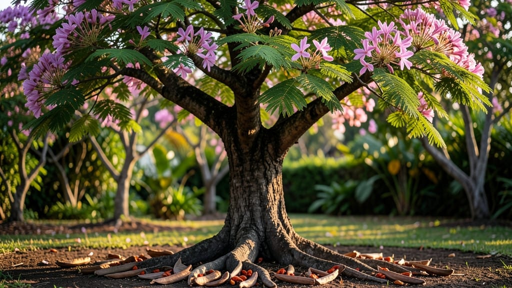 Royal Poinciana Tree Seed Pods: Twist-Free Extraction for Viable Seeds