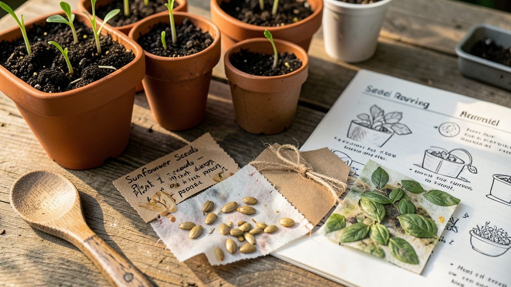DIY Seed Packets: Layered Moisture Control for Long-Term Viability