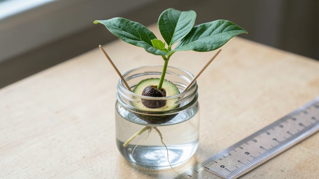 Avocado Seed in Water with Toothpicks: Toothpick Method for Reliable Sprouting Roots