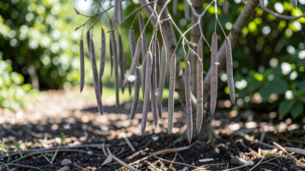 Poplar Tree Seed Pods: Natural Twist-Release Method for Effortless Seed Extraction