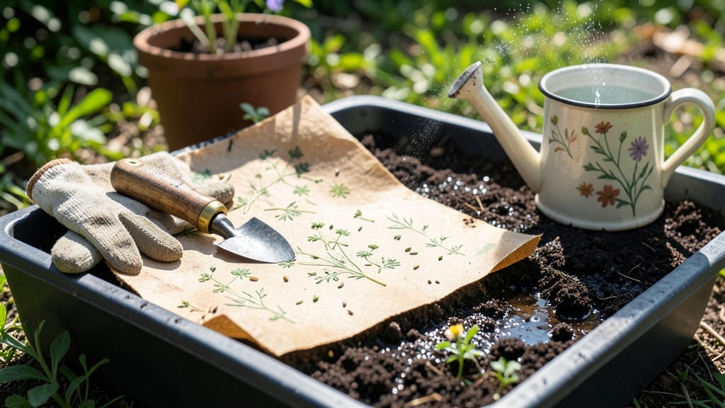 Seed Paper Planting Instructions: Germinate Herbs in 7 Days Without Soil