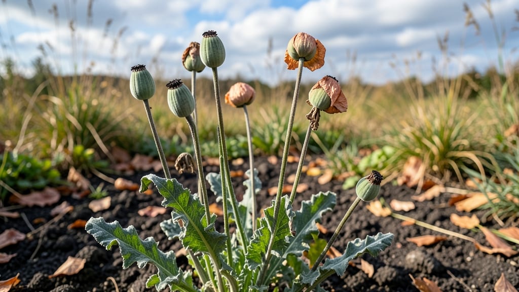 Oriental Poppy Seed Pods: Natural Moisture Release for Effortless Seed Extraction