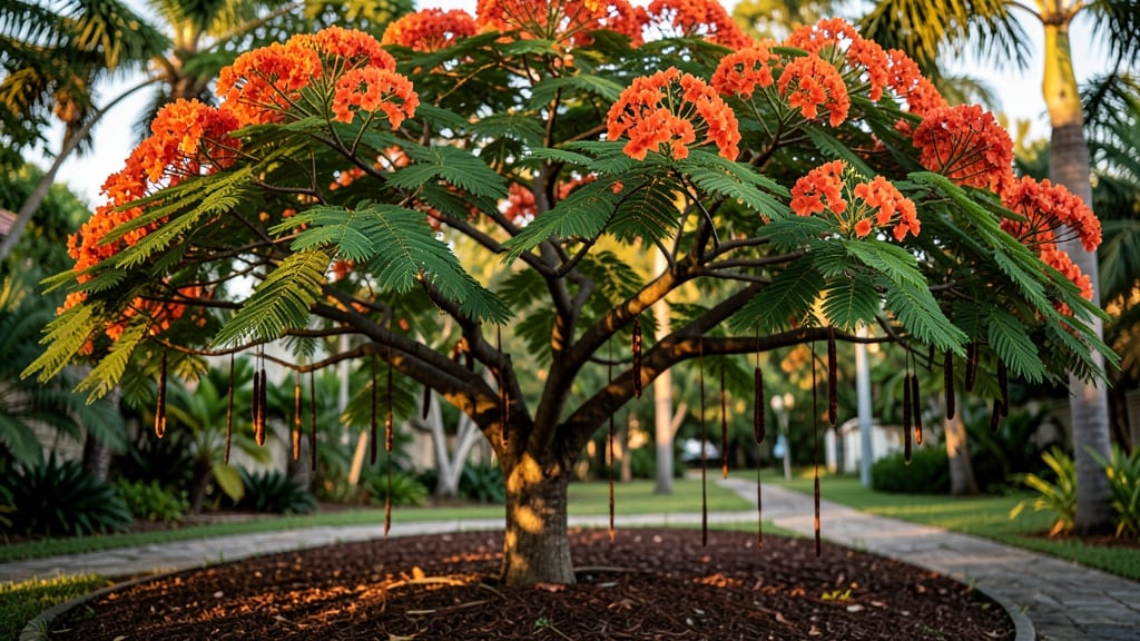 Poinciana Tree Seed Pods: Twist-Free Harvesting for Viable Seeds