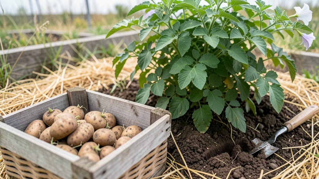 Seed of Potatoes: Twist-Free Pods for Viable Year-Round Harvests